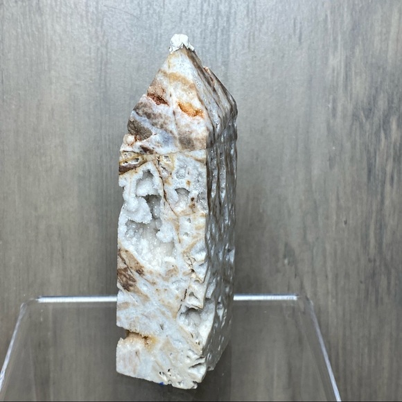 Sphalerite Druzy Crystal Stone Tower Point - Picture 3 of 8